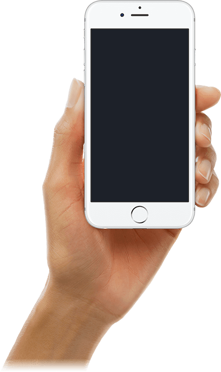 Smartphonein Hand Isolated Background.png PNG