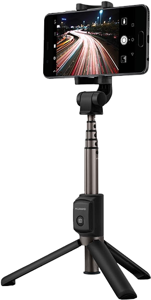 Smartphoneon Tripod Night Photography PNG