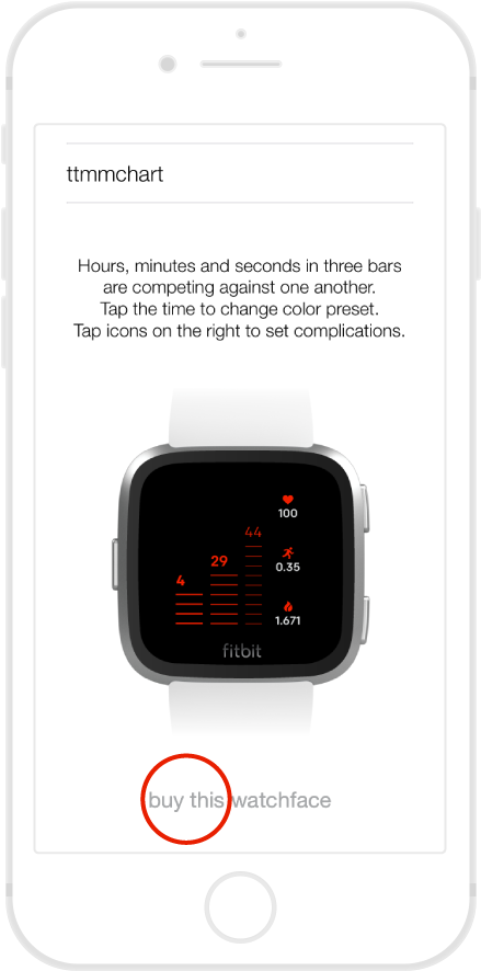 Smartwatch Face Purchase Ad PNG