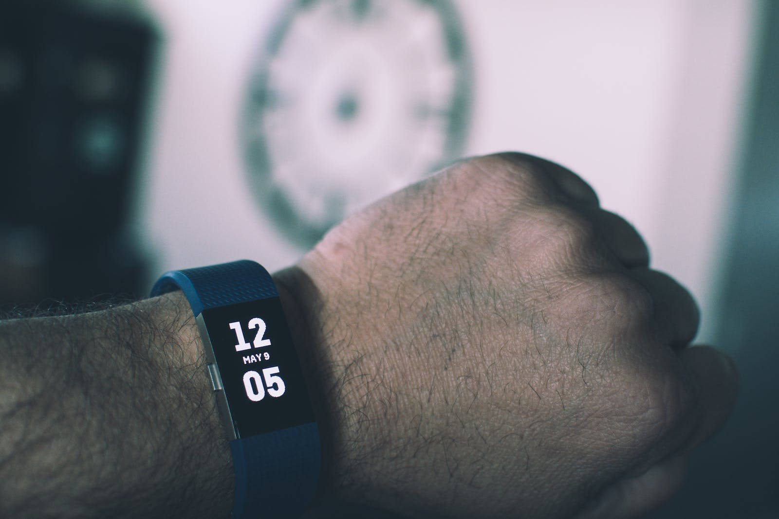 Smartwatch Fitbit Azul Papel de Parede