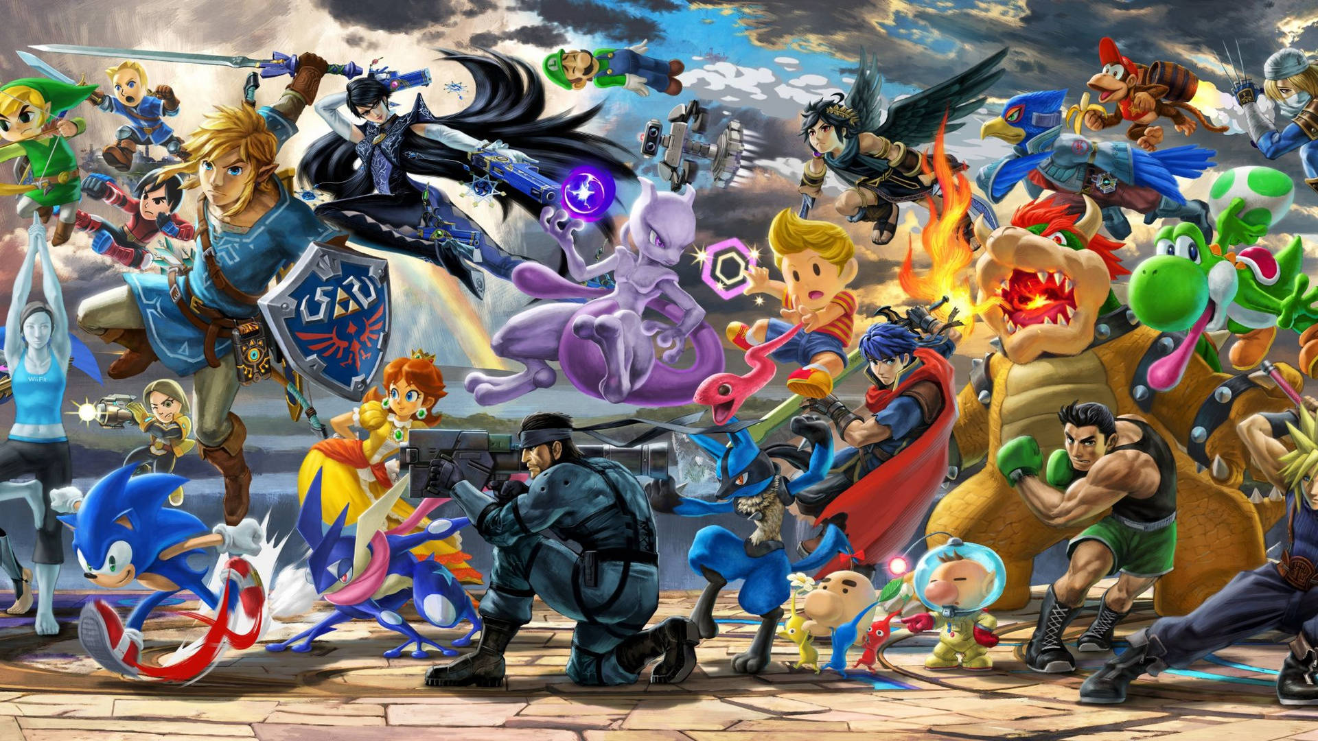 Smash Bros Ultimate Gaming Poster