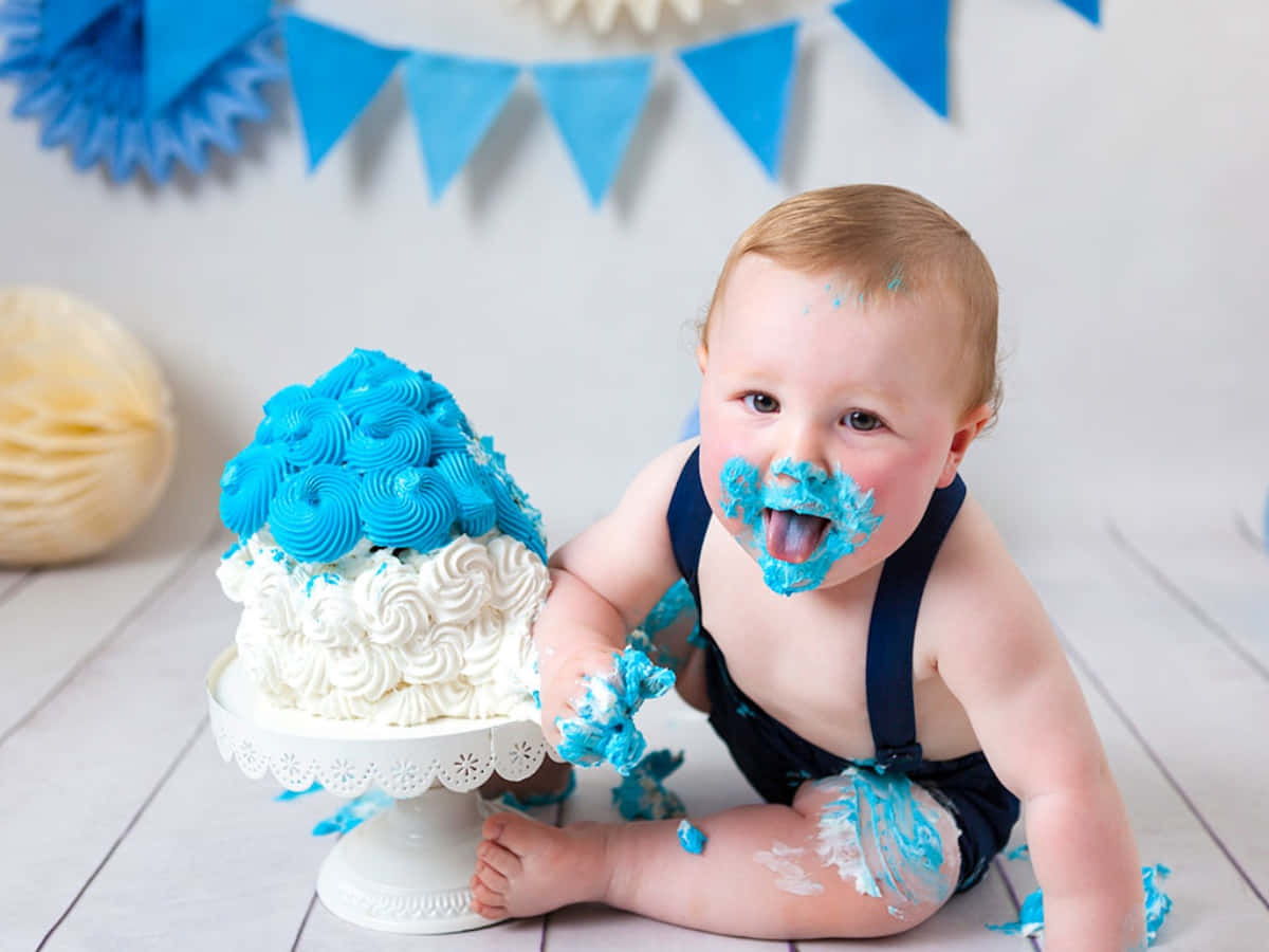 Celebrail Primo Compleanno Del Tuo Bambino Con Una Torta Speciale Da Schiacciare!