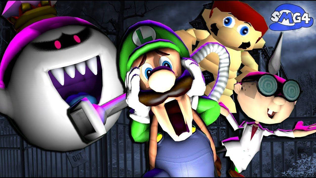 Smg4: Luigi's Haunted Mansion Wallpaper