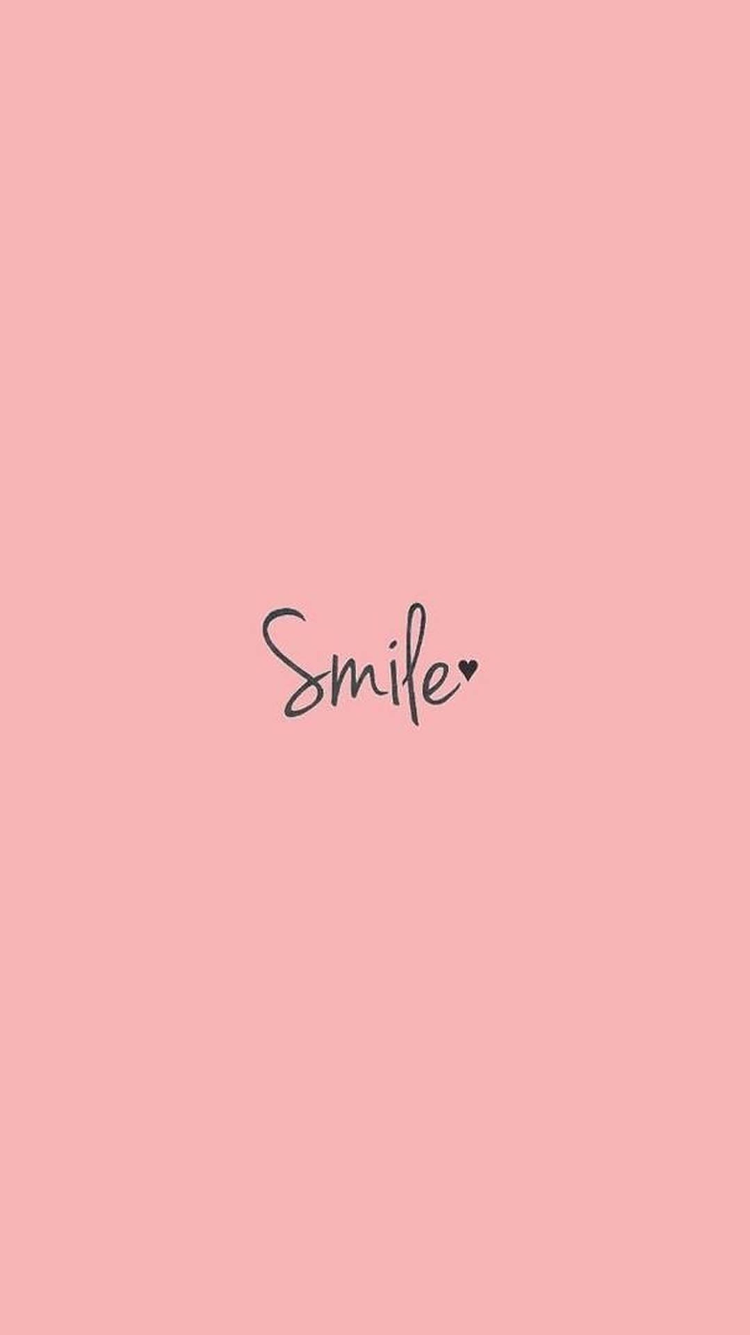 Smile Aesthetic Word Background