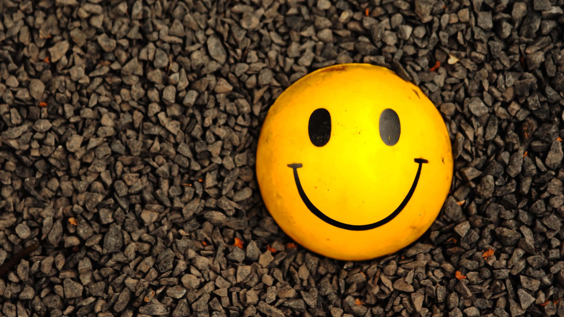 Smile Emoji Stones Wallpaper