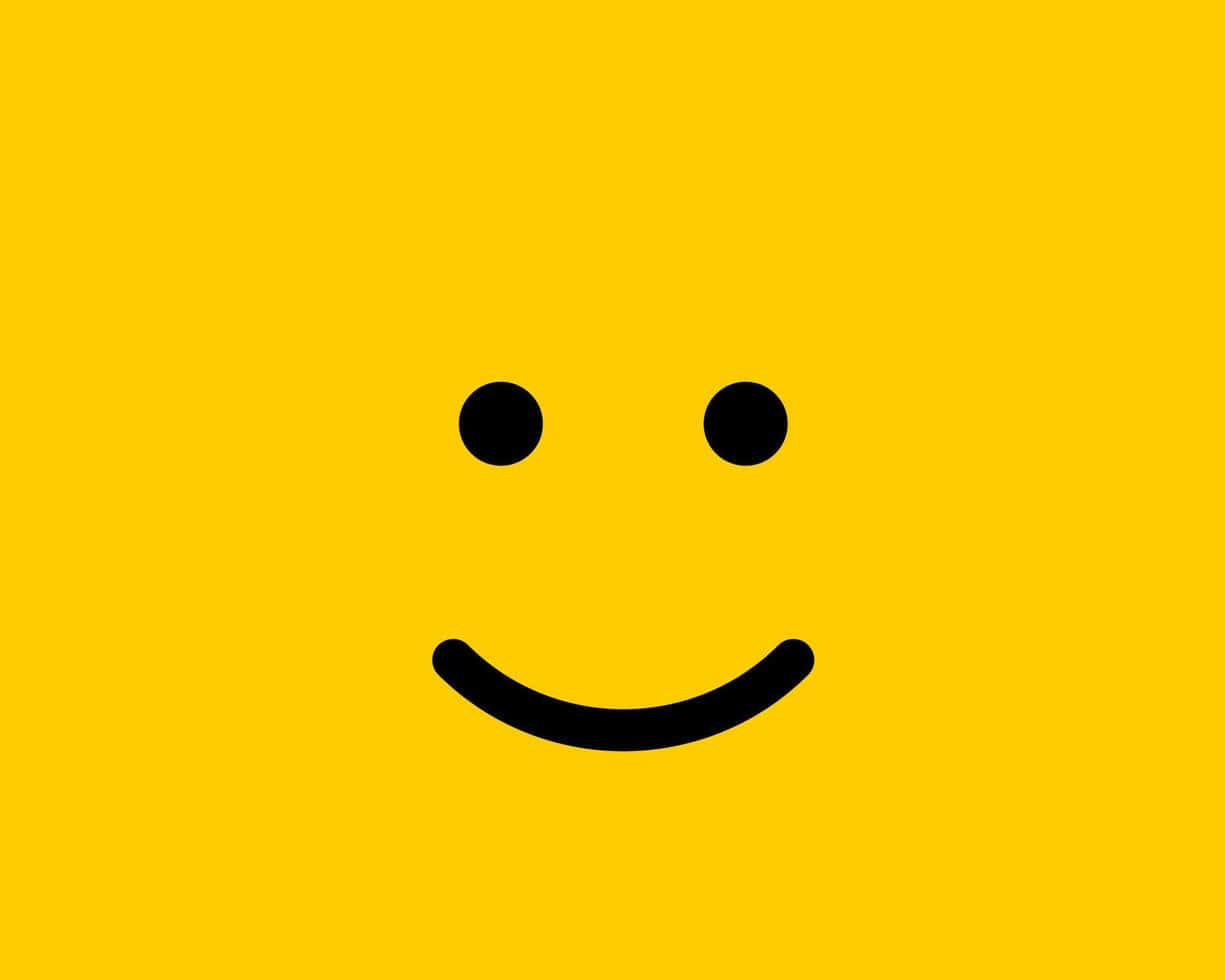 Smile Emoji Yellow Face Wallpaper