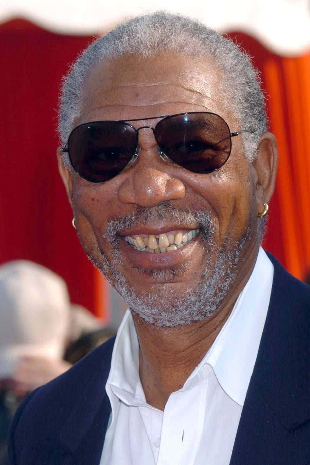 Bildvon Morgan Freeman Mit Einem Lächeln