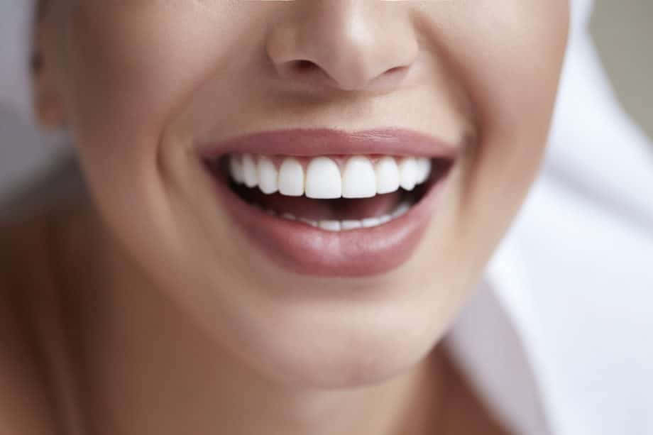 Woman Beige Lips Smile Picture