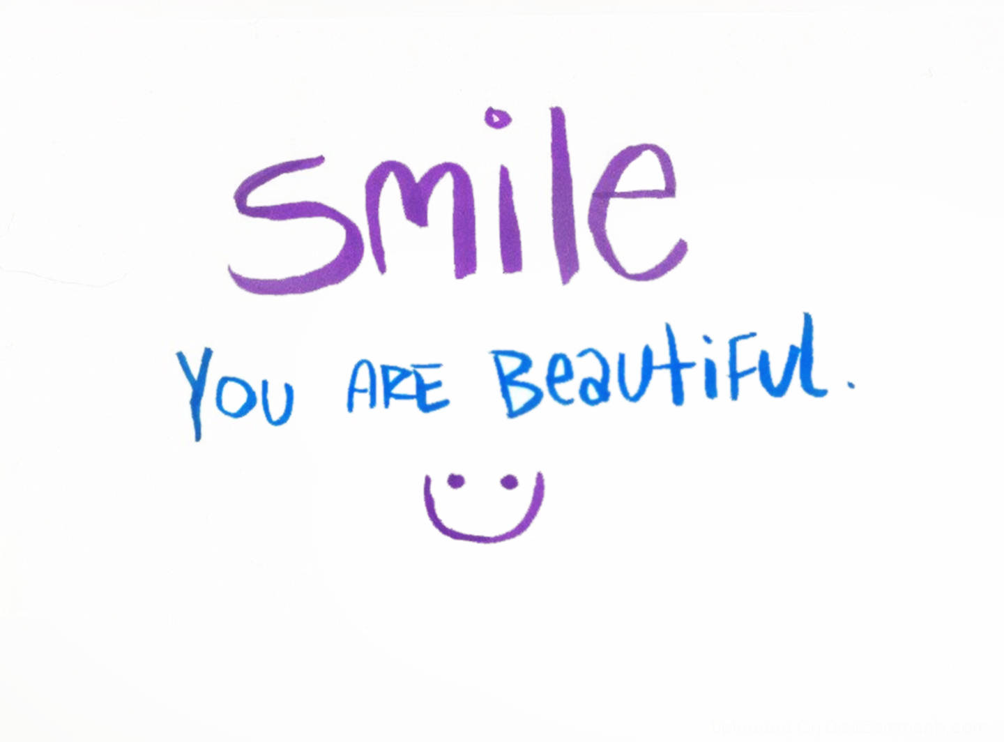 Smile You Are Beautiful Quote