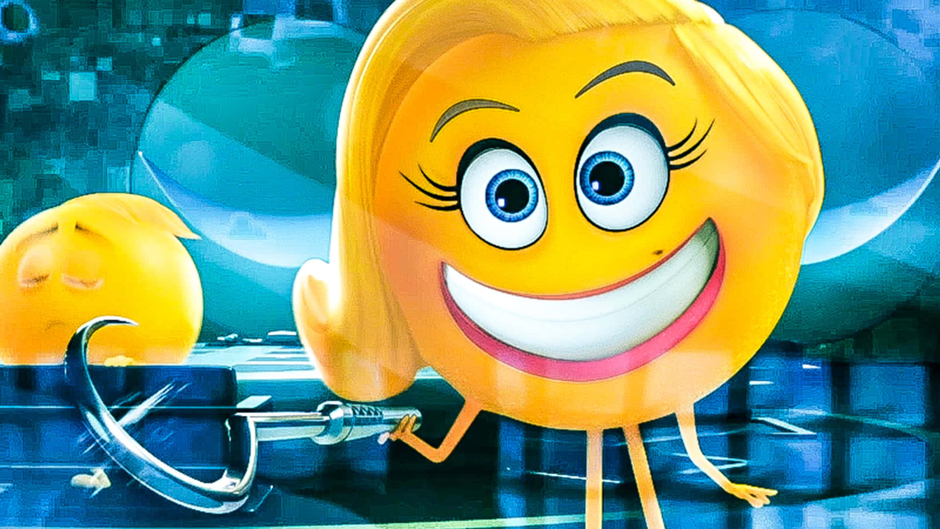 Smilerfrån Emoji-filmen Wallpaper