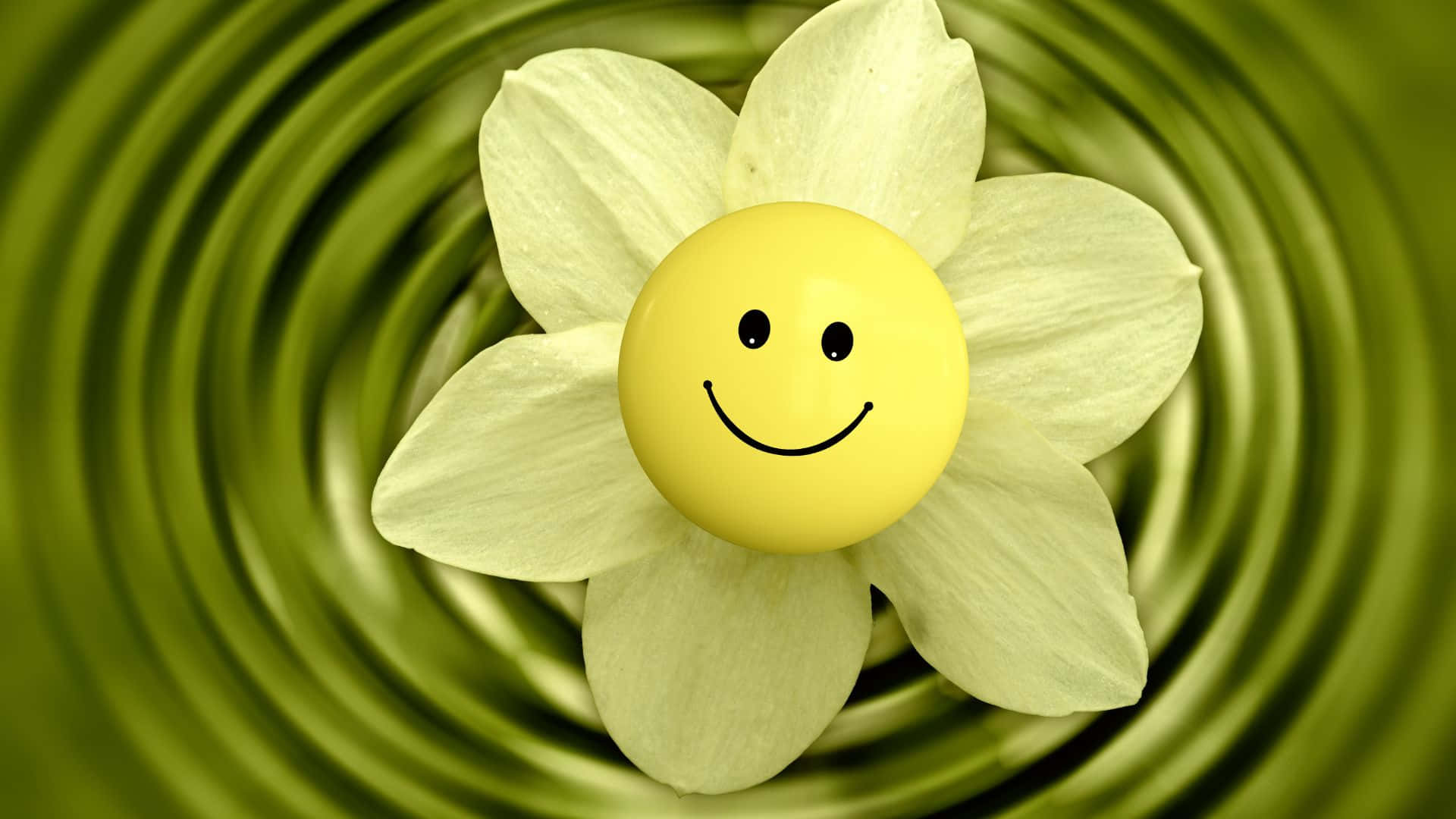 Vibrant Smiley Face Background