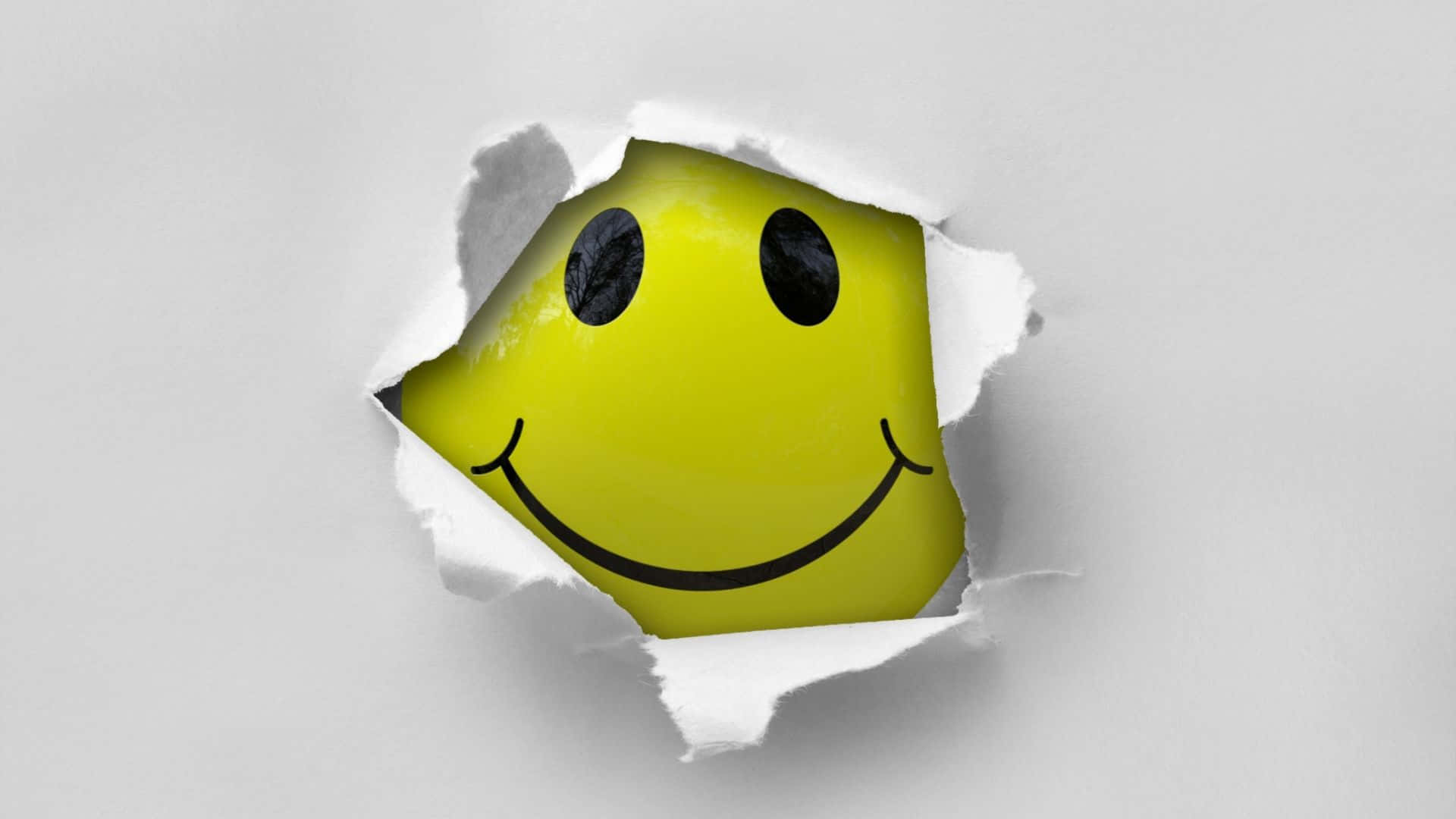 Cheerful Smiley Face Wallpaper