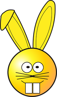 Smiley Bunny Hybrid Graphic PNG