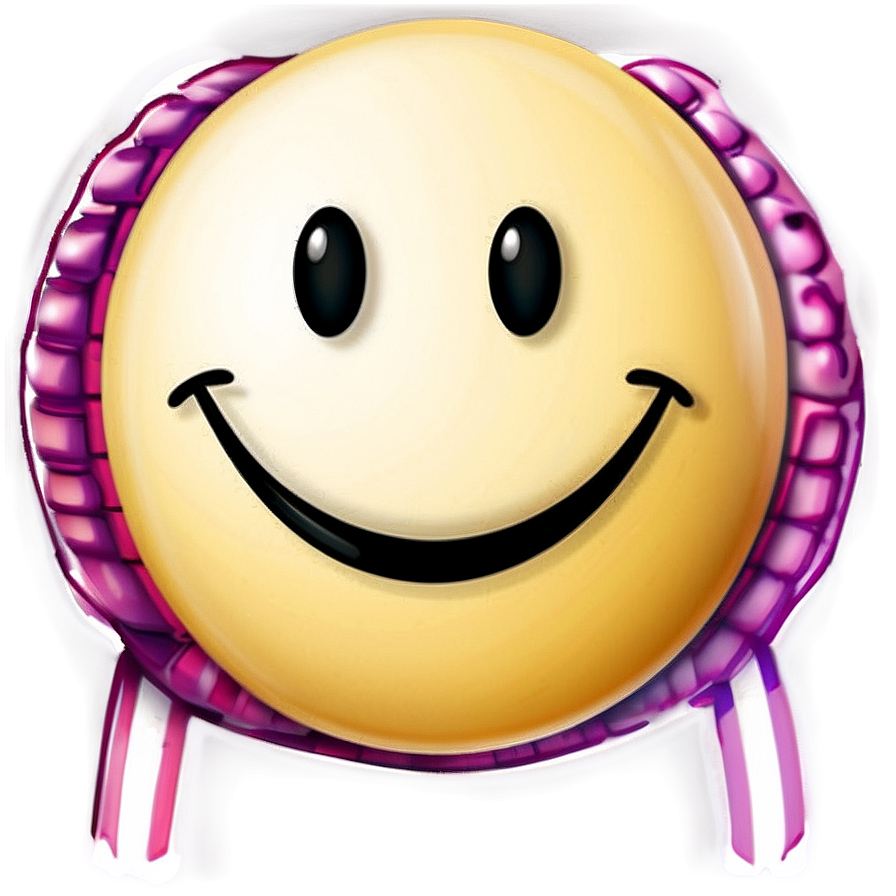 Smiley Emoji Graphic Png 05242024 PNG
