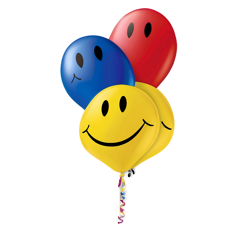 Smiley Face Balloon Png 64 PNG