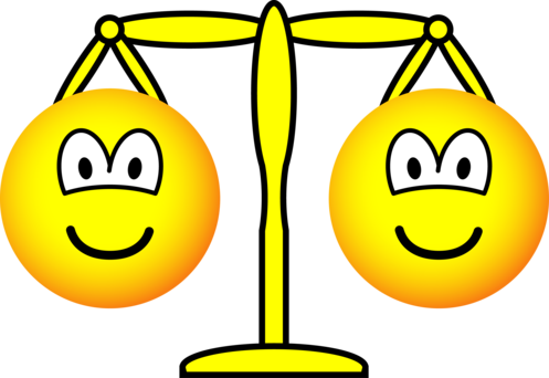 Smiley Face Libra Scales PNG