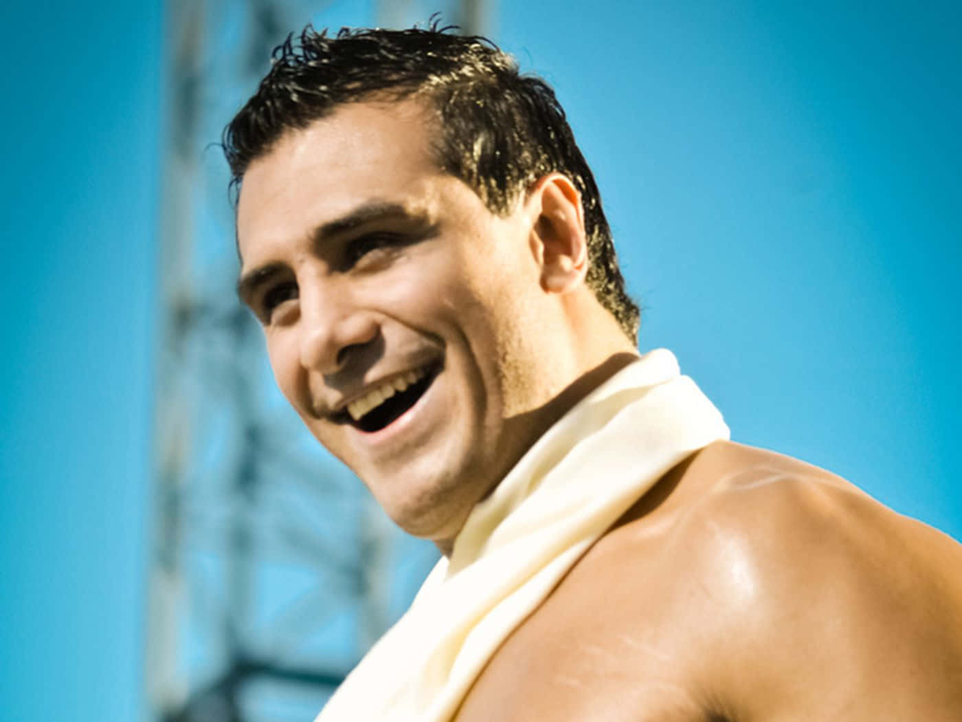 Smilende Alberto Del Rio WWE-stjerne tapet Wallpaper