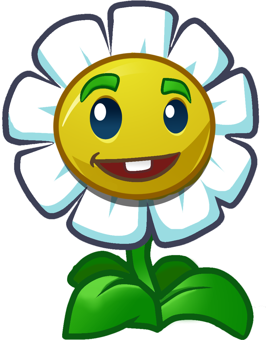 Smiling Animated Marigold Character.png PNG