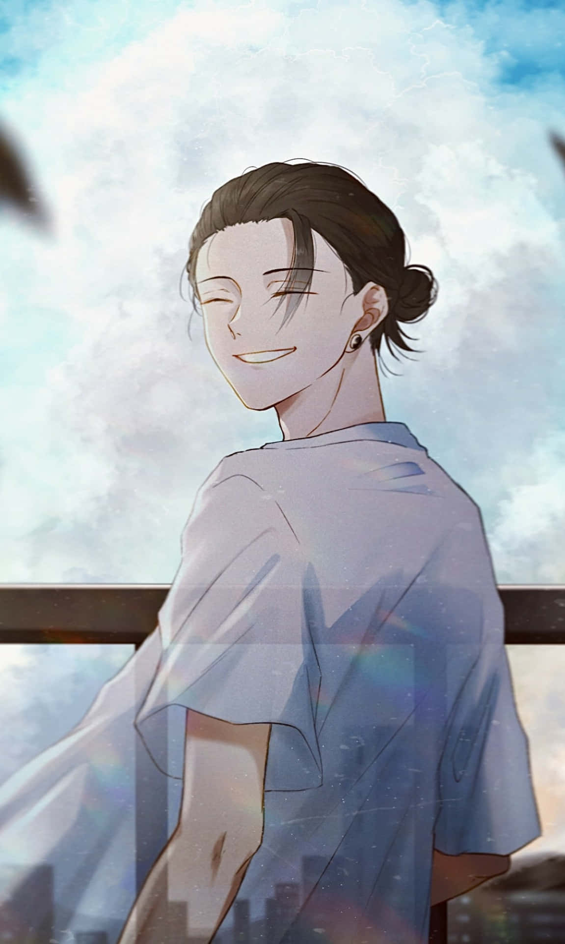 Smiling Anime Character Suguru Geto Wallpaper