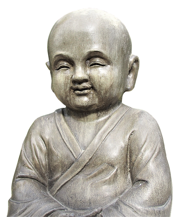 Smiling Baby Buddha Statue PNG