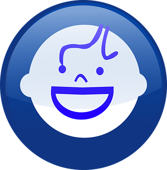 Smiling Baby Icon PNG