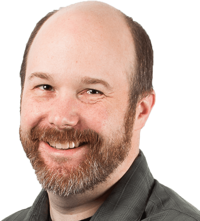 Smiling Bald Manwith Beard PNG