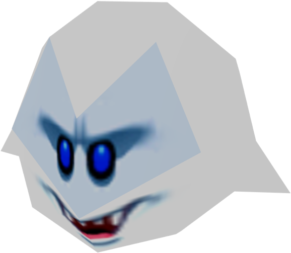 Smiling Boo3 D Render PNG