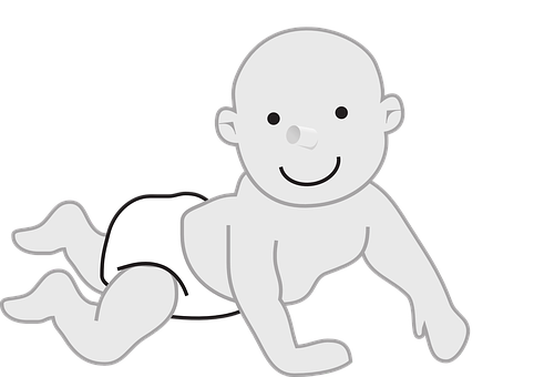 Smiling Cartoon Baby PNG