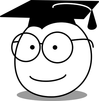 Smiling Cartoon Face Graphic PNG