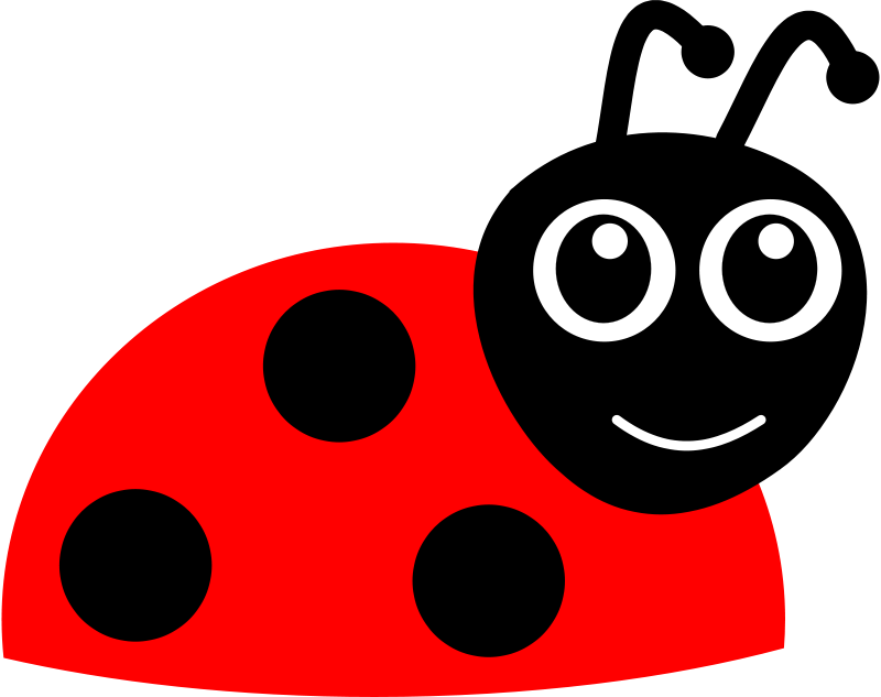 Smiling Cartoon Ladybug PNG