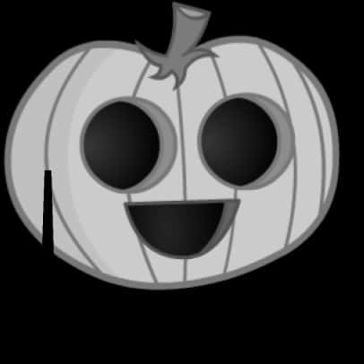 Smiling Cartoon Pumpkin Graphic PNG