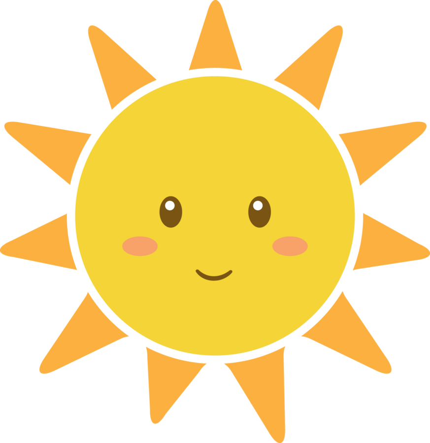 Download Smiling Cartoon Sun | Wallpapers.com