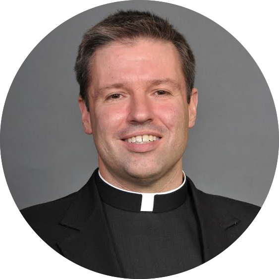 Smiling Catholic Priest Portrait PNG