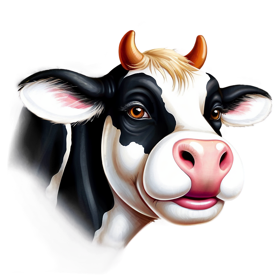 Smiling Cow Png Wwr74 PNG