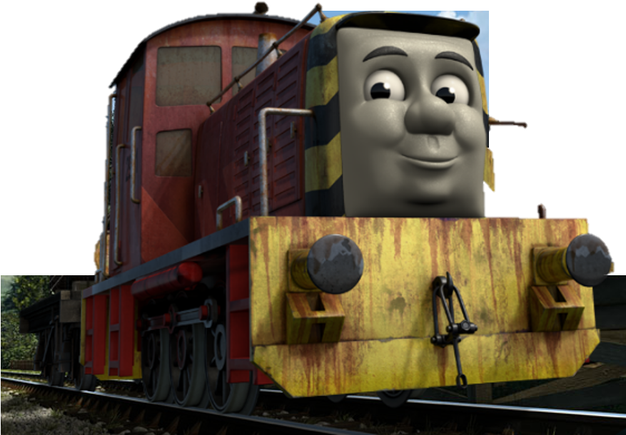 Smiling Diesel Engine Thomasand Friends PNG