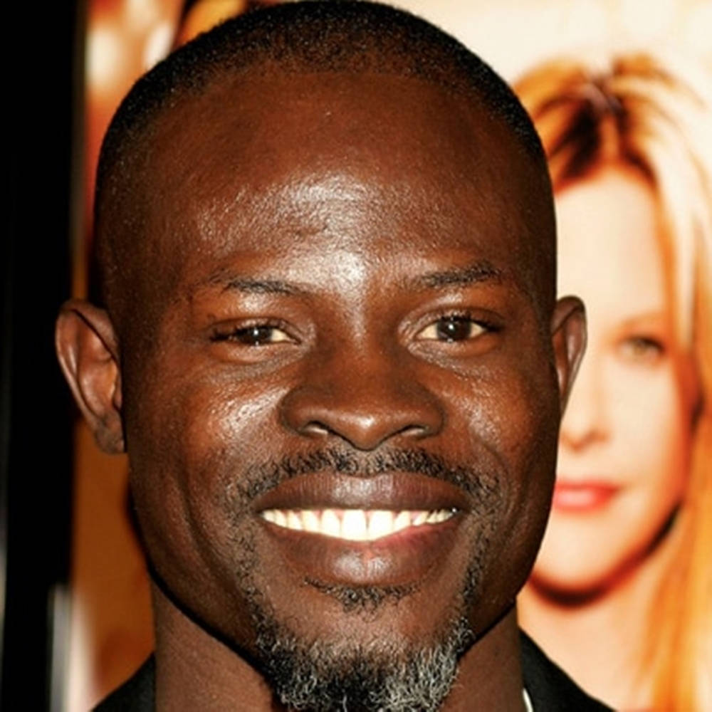 Smiling Djimon Hounsou Wallpaper