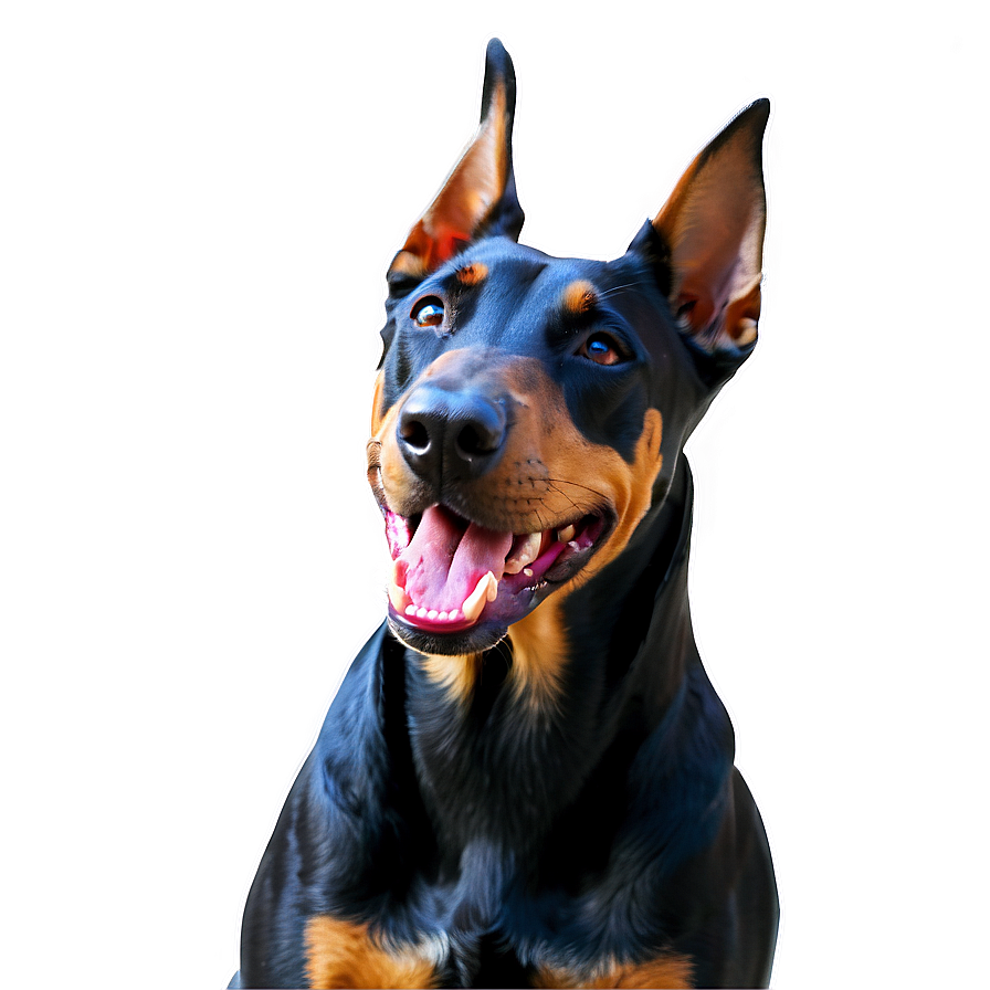 Download Smiling Doberman Png 14 | Wallpapers.com