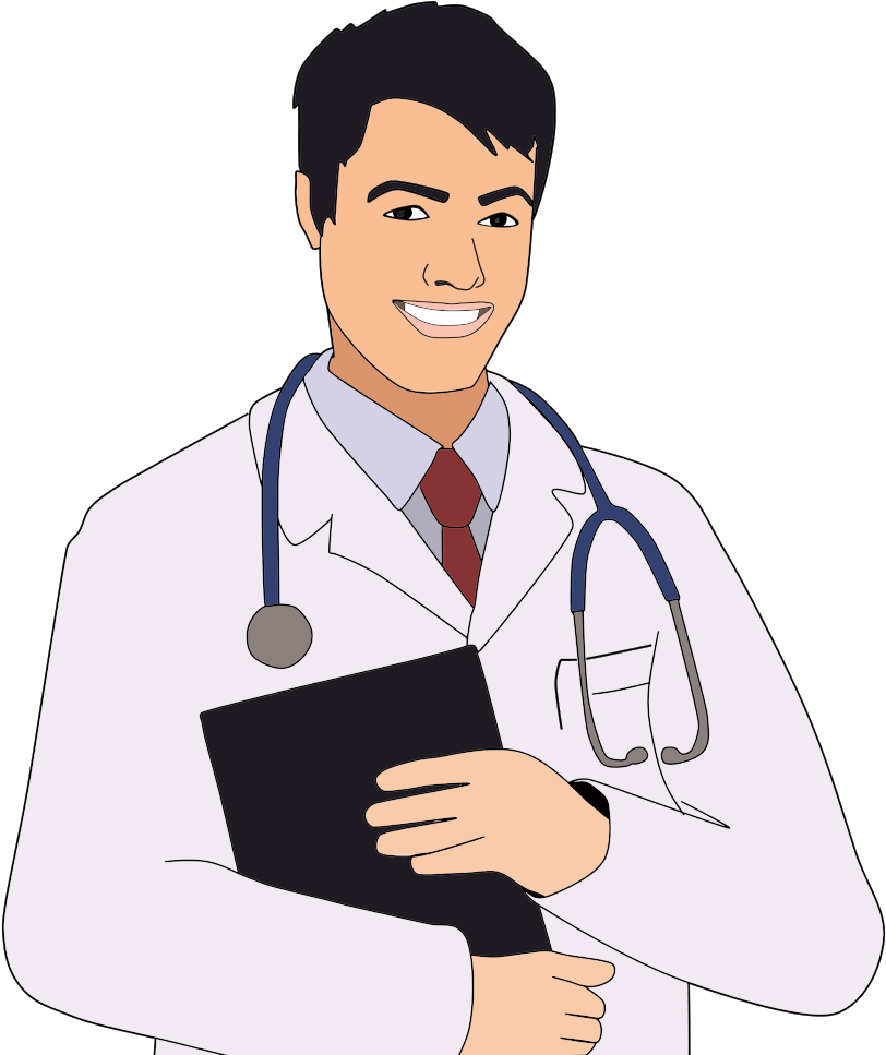Smiling Doctor Clipart PNG
