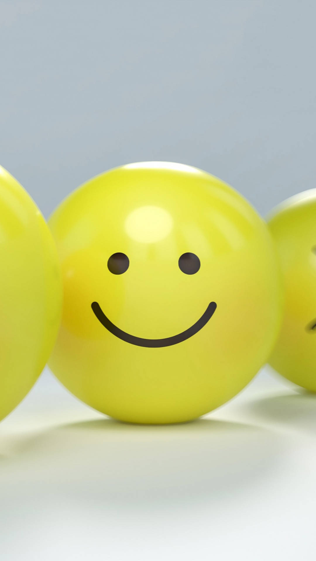 Smiling Emoji Ball Wallpaper