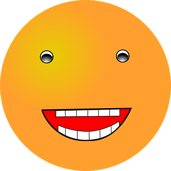 Smiling Emoji Graphic PNG