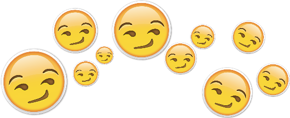 Smiling Emoji Variations PNG