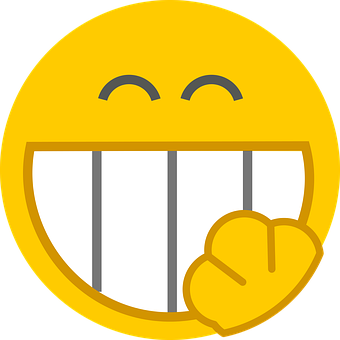 Smiling Emoji With Braces PNG