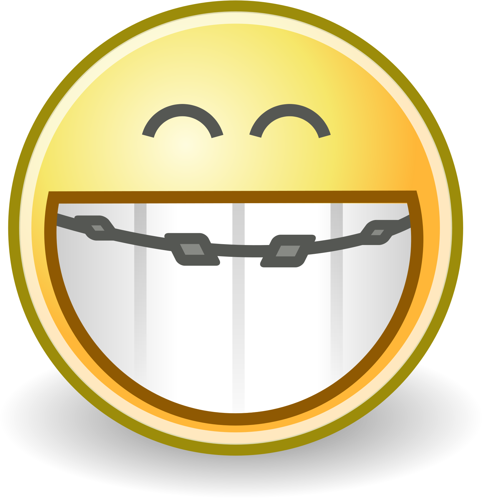 Smiling Emoji With Braces.png PNG
