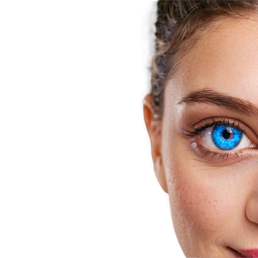 Smiling Face With Blue Eyes Png 48 PNG