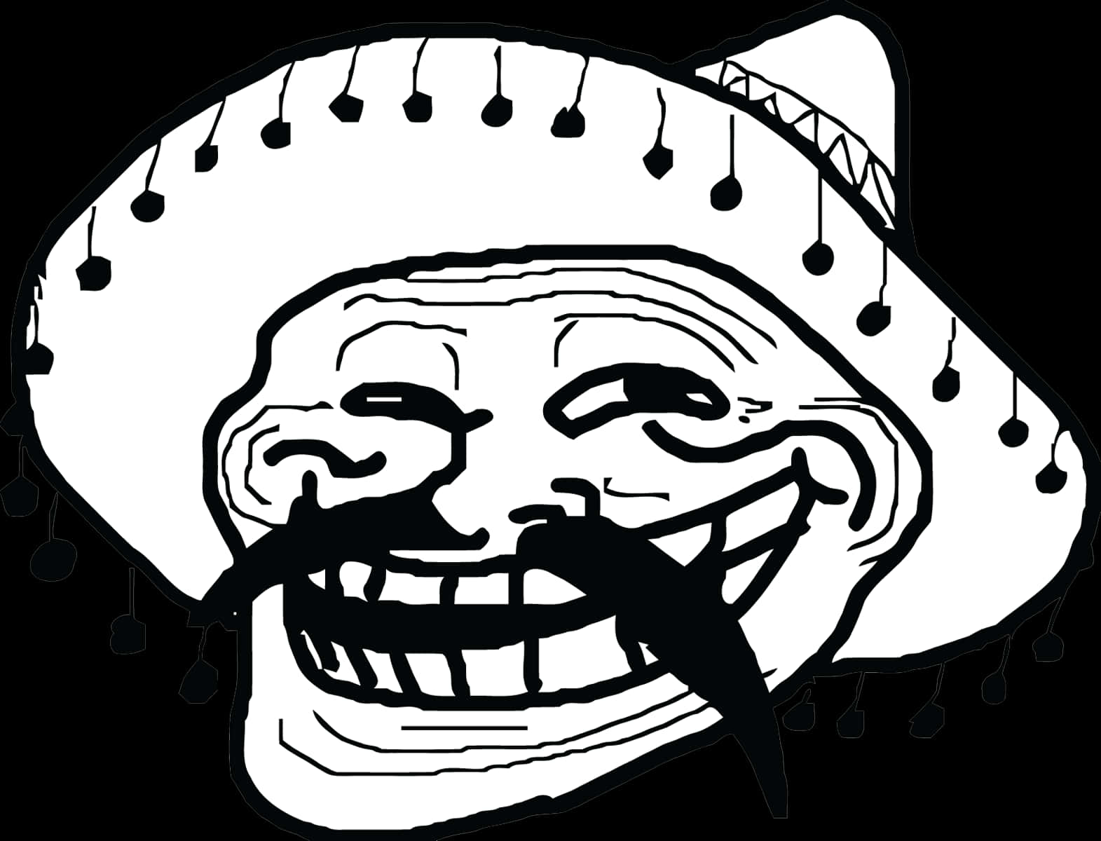 Smiling_ Face_with_ Sombrero_ Vector_ Art PNG