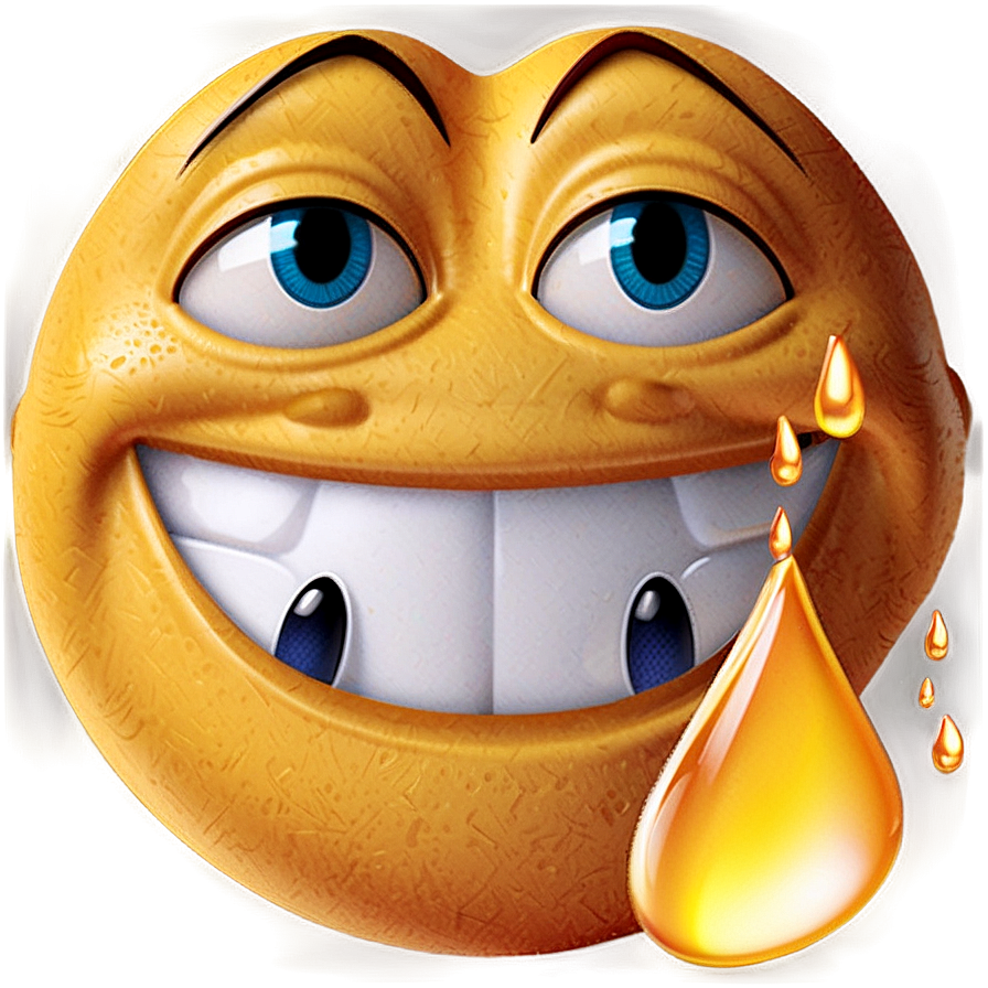 Smiling Face With Tear Emoji Png 05242024 PNG