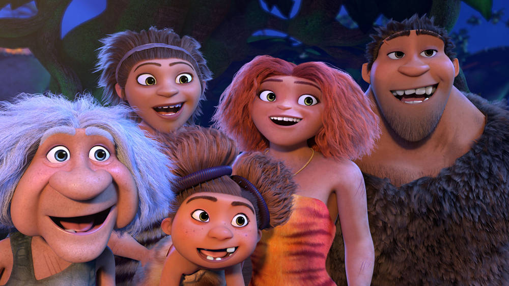 Smiling Family From The Croods Wallpaper