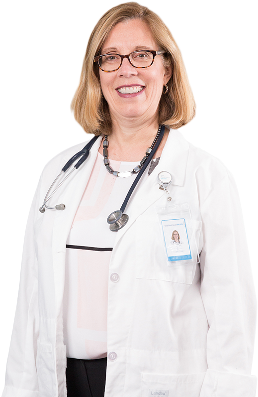 Smiling Female Physician Portrait PNG