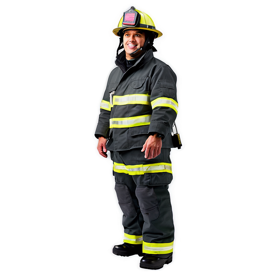 Smiling Fireman Png Qix PNG
