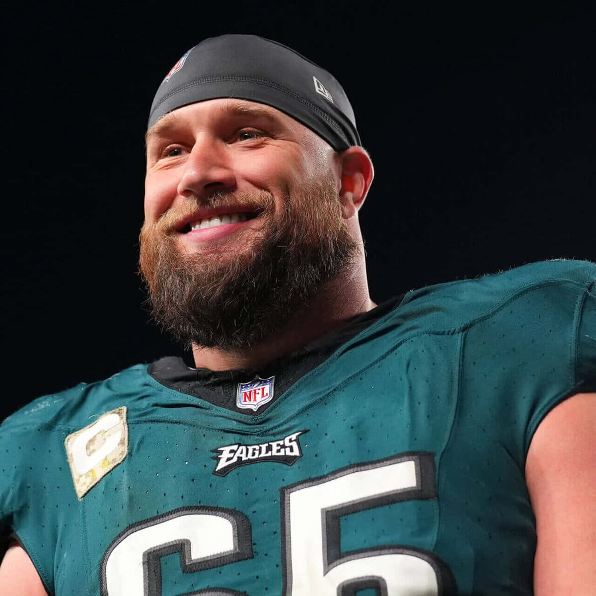 Smiling Football Player Lane Johnson Wallpaper